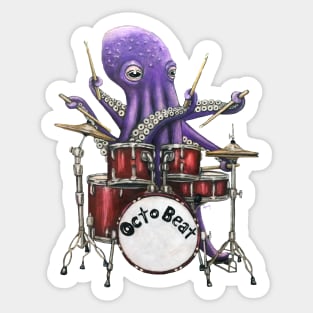 "OctoBeat" - OctoKick collection Sticker